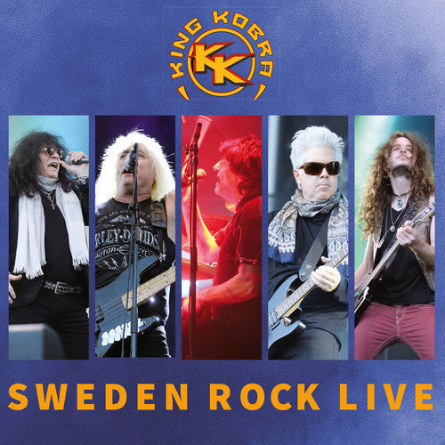 the album cover for King Kobra - Sweden Rock Live