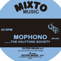 the album cover for Mophono - Outer Brain / Outer Brain Remix