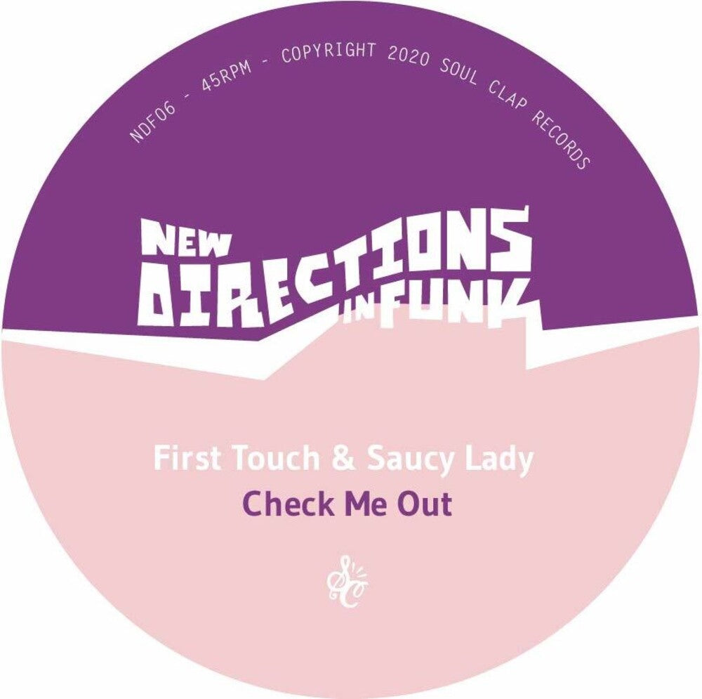 the album cover for First Touch & Saucy Lady - New Directions In Funk Vol. 6