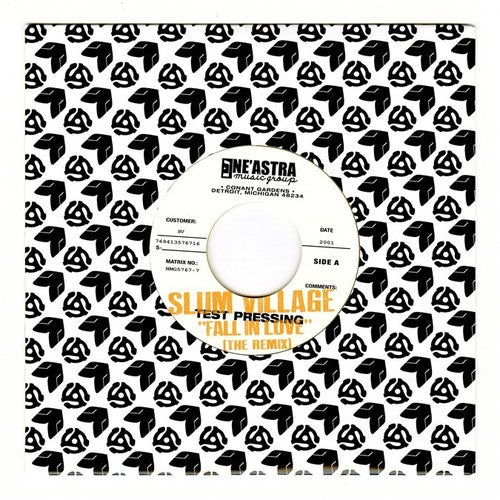 the album cover for Slum Village - Fall in Love / Fall in Love