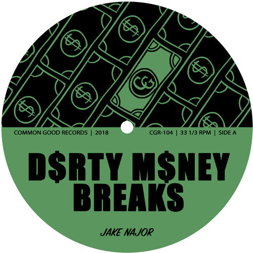 the album cover for Jake Najor - Dirty Money Breaks