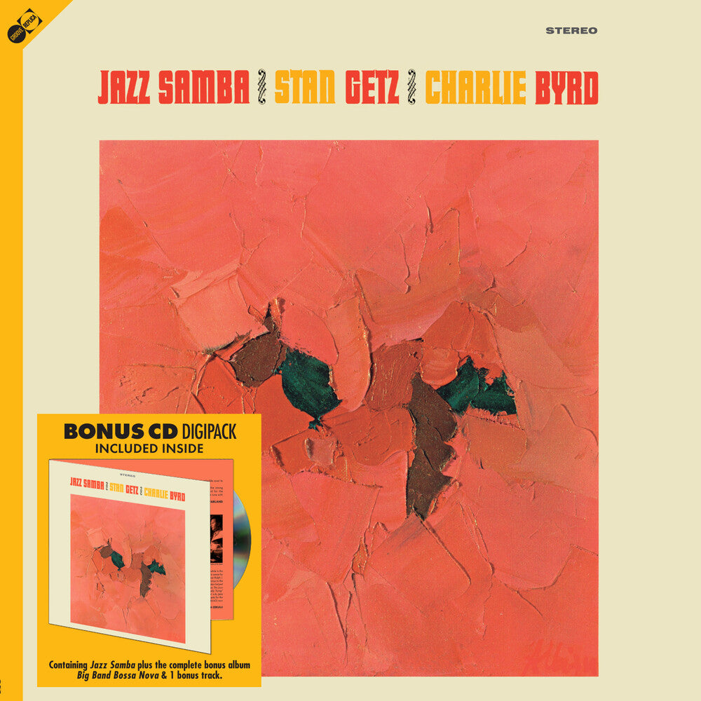 the album cover for Stan Getz & Charlie Byrd - Jazz Samba [180-Gram LP With Bonus Tracks & Bonus CD]