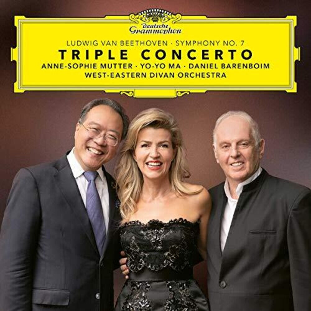 the album cover for Beethoven / Mutter / Ma / Barenboim - Beethoven: Triple Concerto & Symphony 7
