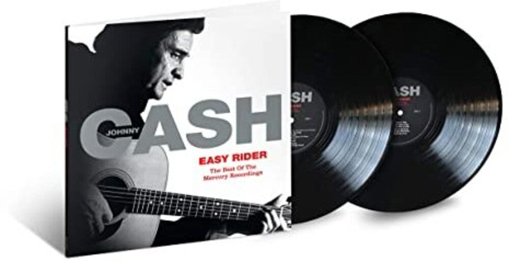 the album cover for Johnny Cash - Easy Rider: The Best Of The Mercury Recordings [2 LP]