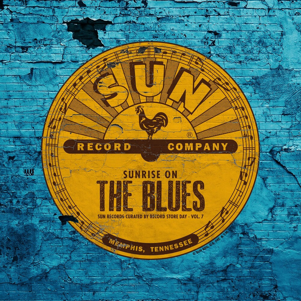 the album cover for Various Artists - Sunrise On The Blues: Sun Records Curated Vol. 7 [RSD Drops Aug 2020]