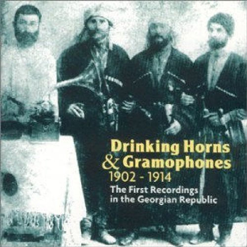 the album cover for Drinking Horns & Gramophones: First Recordings / V - Drinking Horns and Gramophones: First Recordings