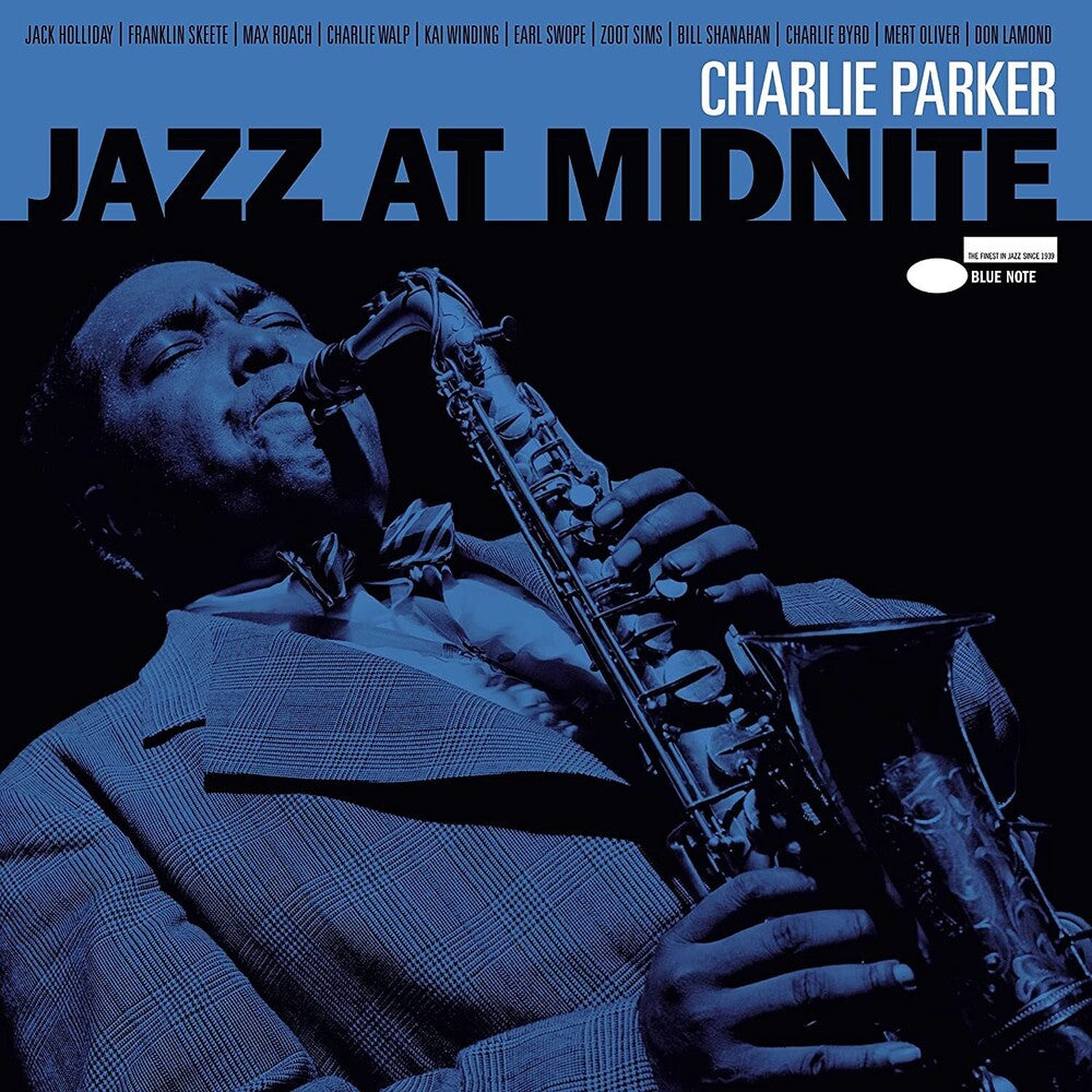 the album cover for Charlie Parker - Jazz At Midnite [RSD Drops Aug 2020]