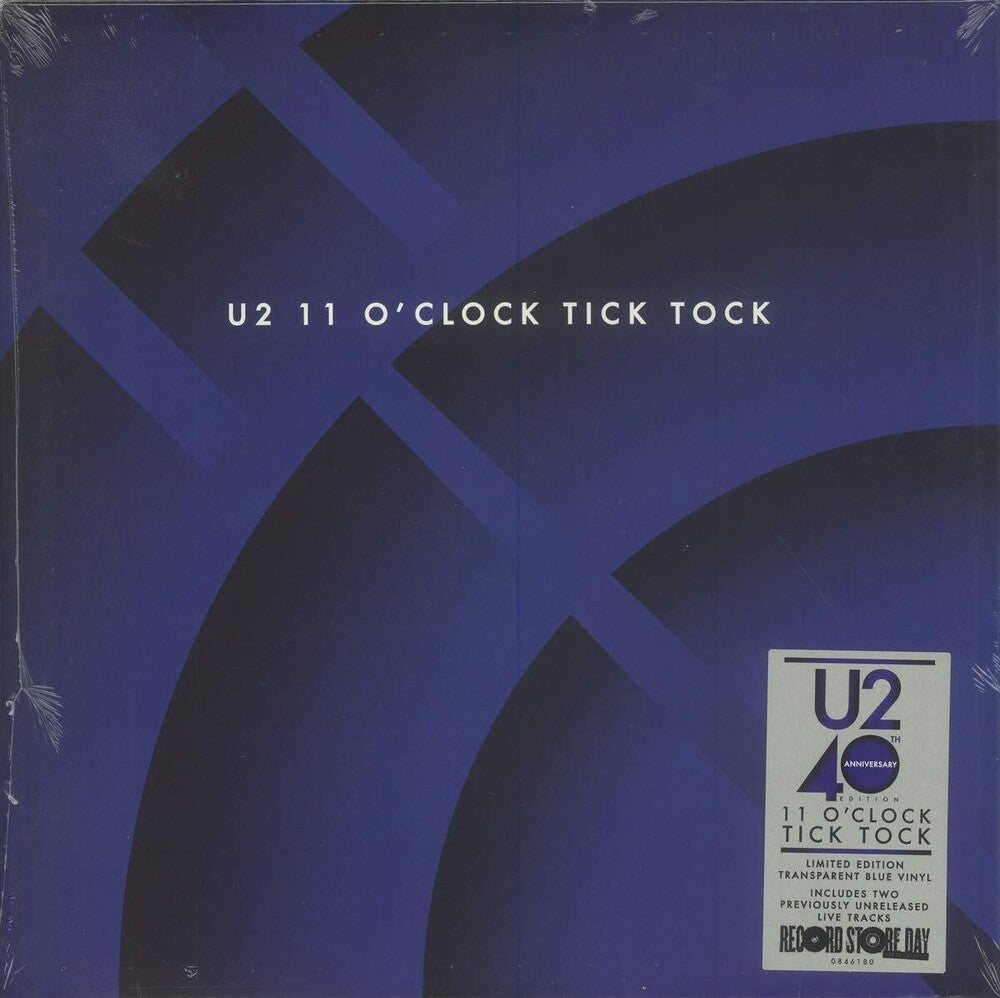 the album cover for U2 - 11 O’CLOCK TICK TOCK (40th Anniversary Edition) [RSD Drops Aug 2020]