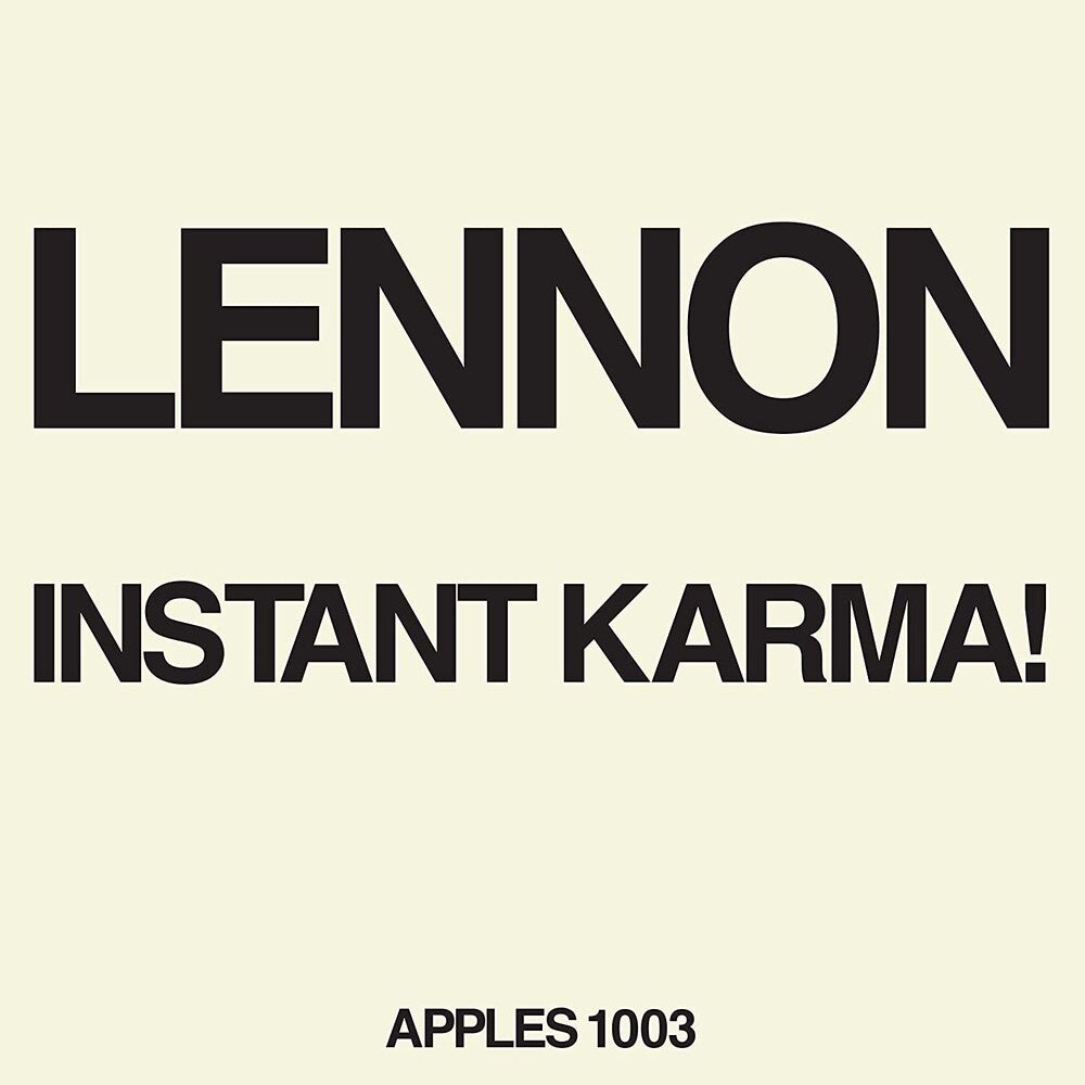 the album cover for Lennon/Ono with the Plastic Ono Band - Instant Karma! (2020 Ultimate Mixes) [RSD Drops Aug 2020]