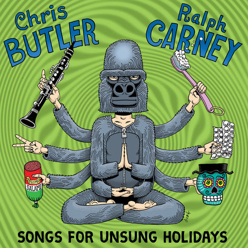 the album cover for Chris Butler & Ralph Carney - Songs For Unsung Holiodays