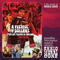 the album cover for Ennio Morricone 10in Gate Red Iex - Fistful Of Dollars / O.S.T. (10in) (Gate) (Red)