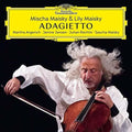 the album cover for Mischa Maisky / Maisky,Lily - Adagietto