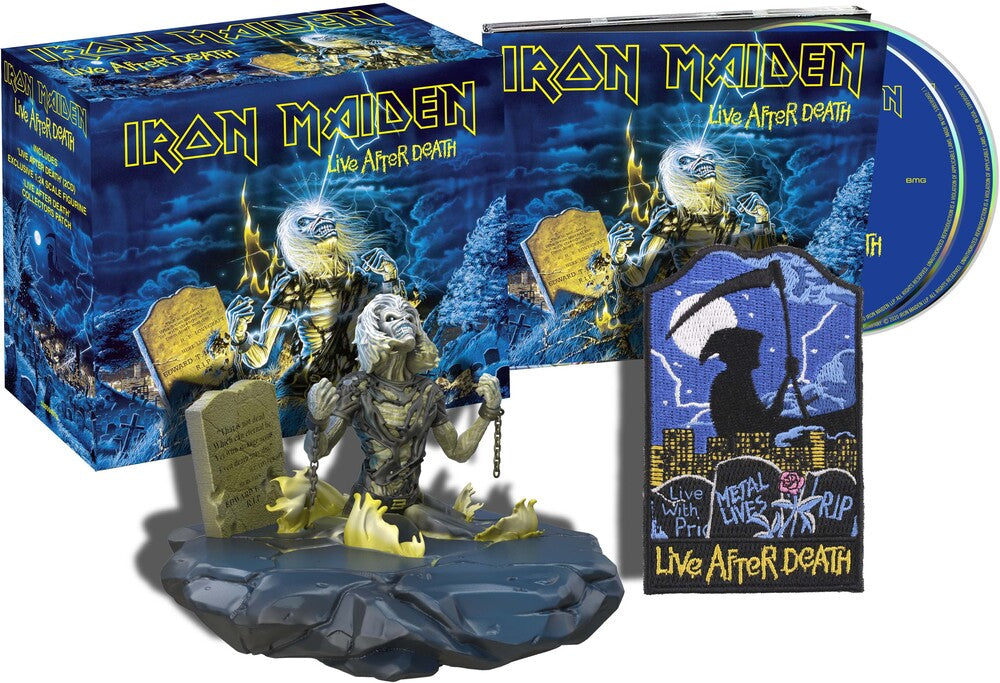 the album cover for Iron Maiden - Live After Death (Box) [Deluxe] (Fig) [Limited Edition] (Patc)