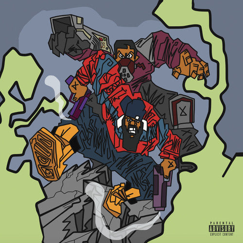 the album cover for Sean Price & Illa Ghee - Metal Detectors (Silver Vinyl) (Slv)