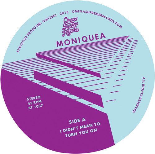 the album cover for Moniquea - I Didn'T Mean To Turn You On / Break No Hearts