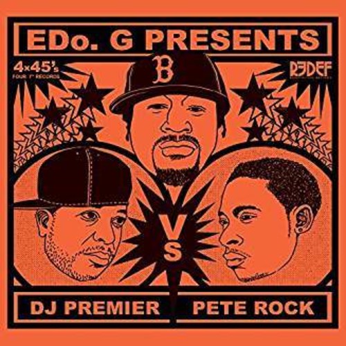 the album cover for Edo G - Pete Rock Vs. Dj Premier (4X45 Set)