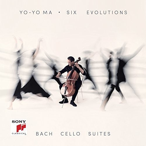the album cover for Yo-Yo Ma - Six Evolutions - Bach: Cello Suites (Gate) [180 Gram]