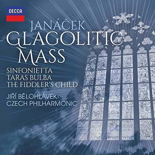 the album cover for Janacek / Belohlavek / Czech Philharmonic - Glagolitic Mass / Taras Bulba / Sinfonietta