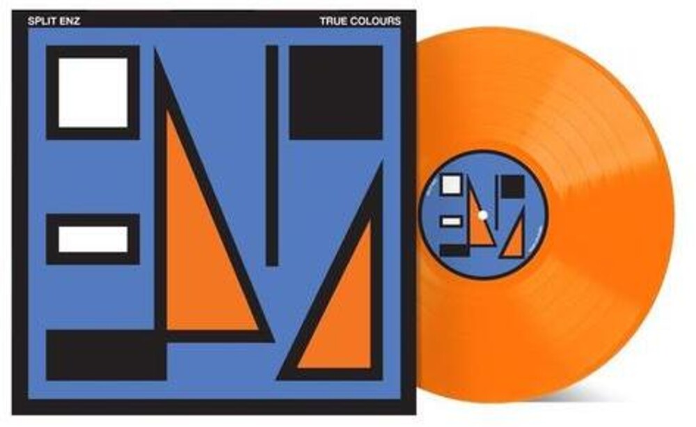 the album cover for Split Enz - True Colours: 40th Anniversary Mix [Limited Orange Colored Vinyl]