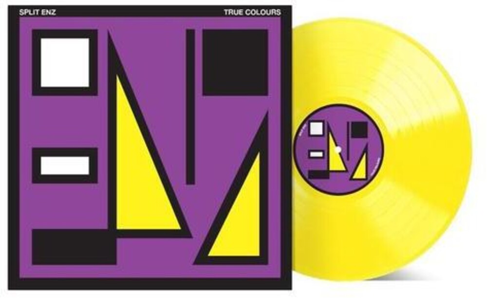 the album cover for Split Enz - True Colours: 40th Anniversary Mix [Limited Yellow Colored Vinyl]