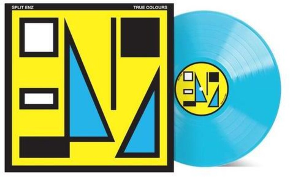 the album cover for Split Enz - True Colours: 40th Anniversary Mix [Limited Blue Colored Vinyl]