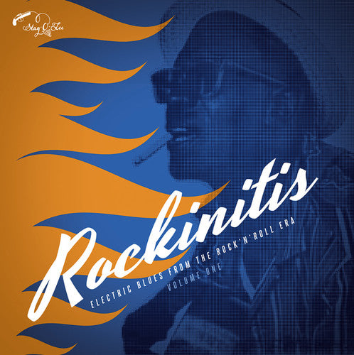the album cover for Electric Blues Rock N Roll Era 1 / Various - Rockinitis Vol. 1: Electric Blues From Rock'n'Roll (Various Artists)