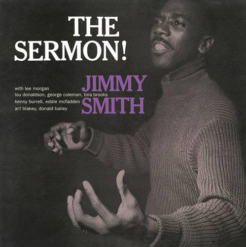 the album cover for Jimmy Smith - The Sermon!