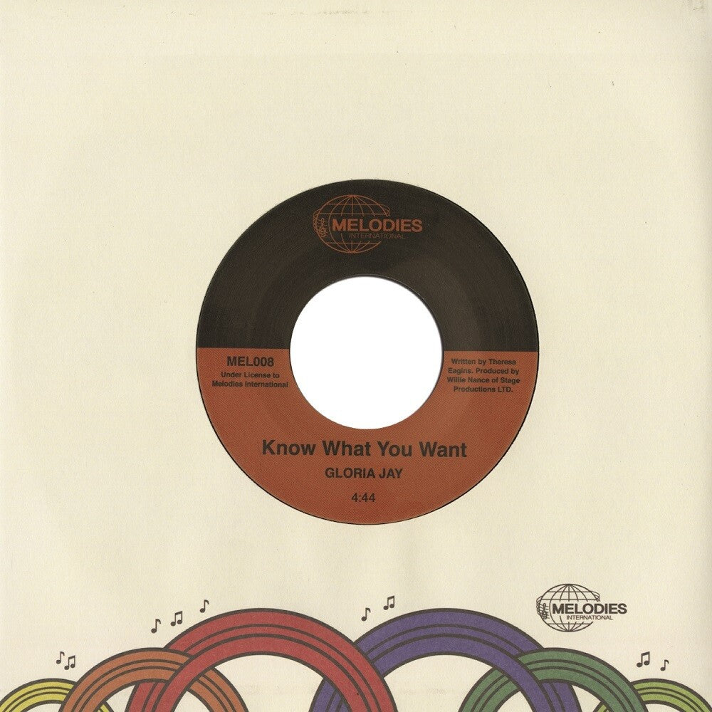 the album cover for Gloria Jay - Know What You Want / I'm Gonna Make It