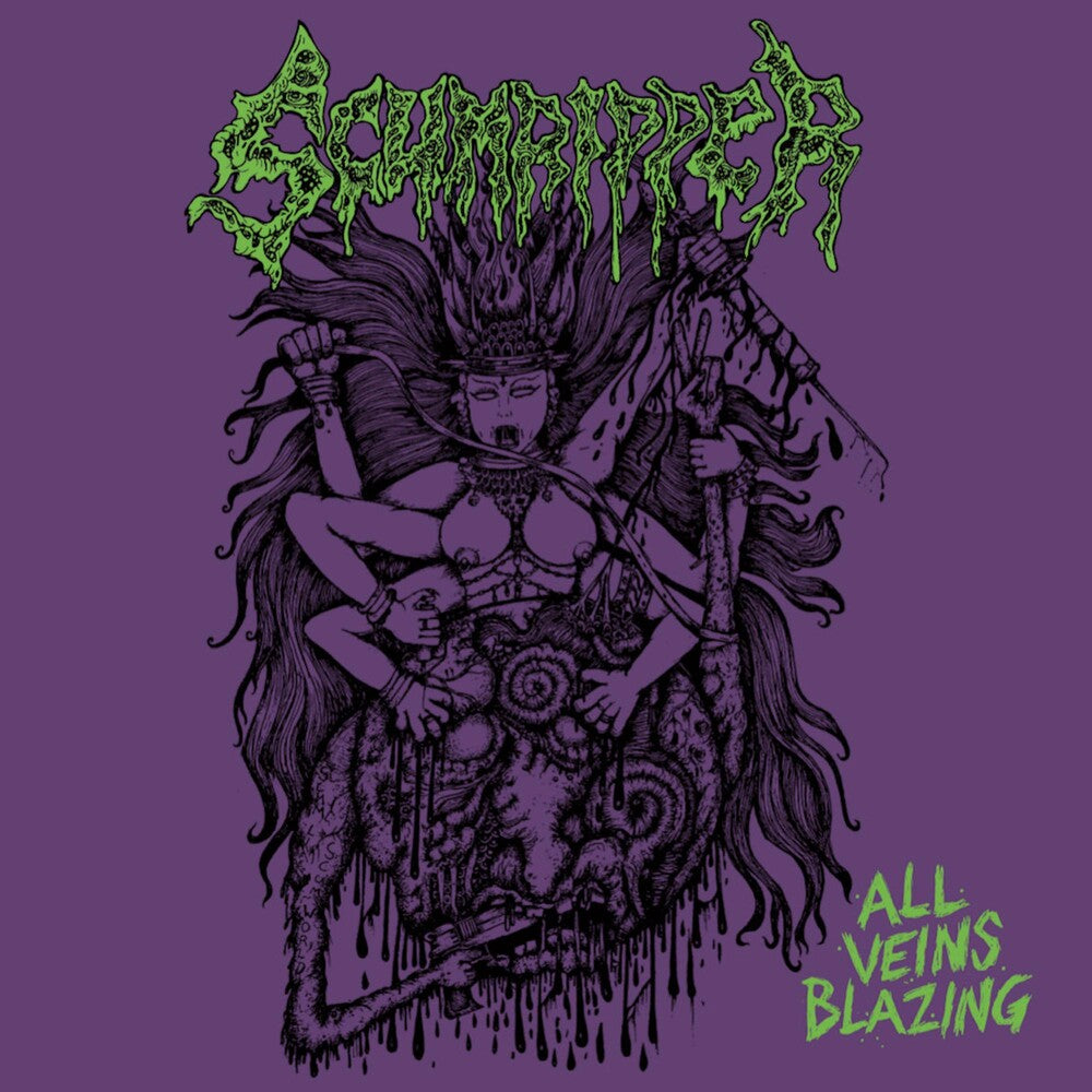 the album cover for Scumripper - All Veins Blazing