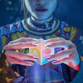the album cover for Anamanaguchi - Endless Fantasy