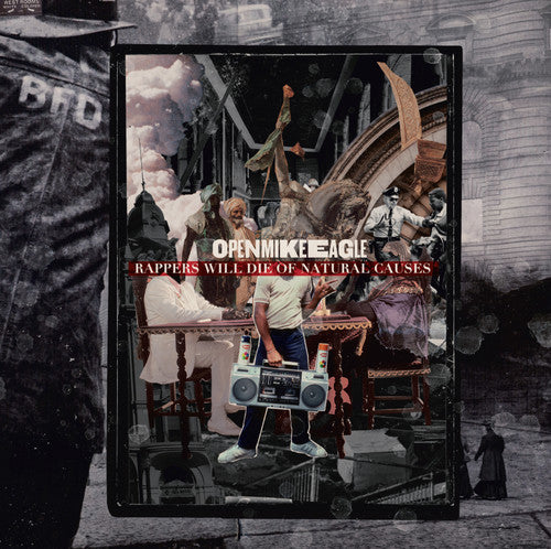the album cover for Open Mike Eagle - Rappers Will Die Of Natural Causes [Colored Vinyl]