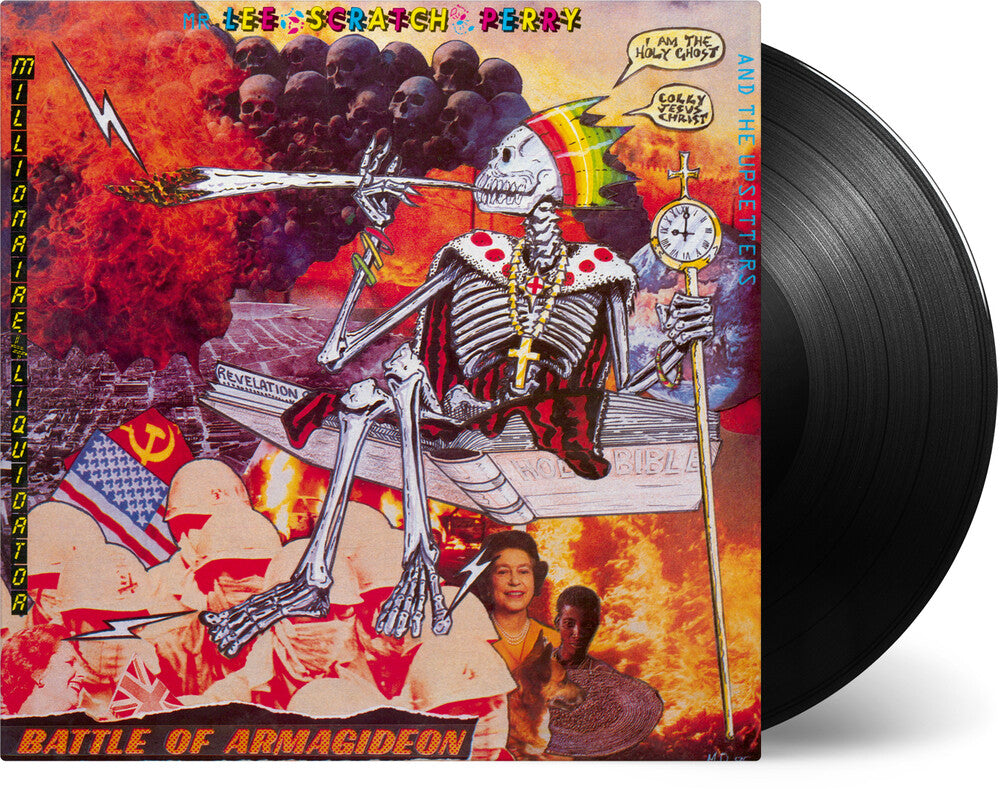 the album cover for Lee Perry Scratch & The Upsetters - Battle Of Armagideon