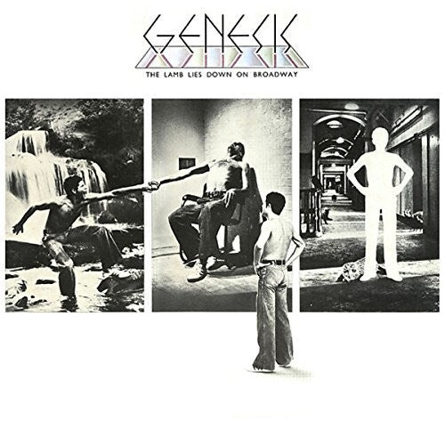 the album cover for Genesis - Lamb Lies Down On Broadway