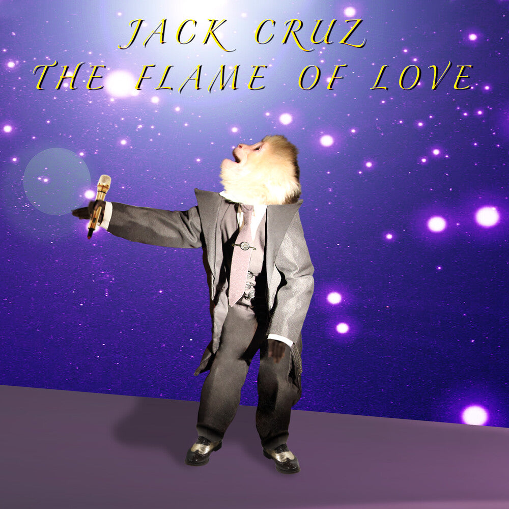the album cover for David Lynch / Jack Cruz - The Flame Of Love (Original Soundtrack) [7in Single]