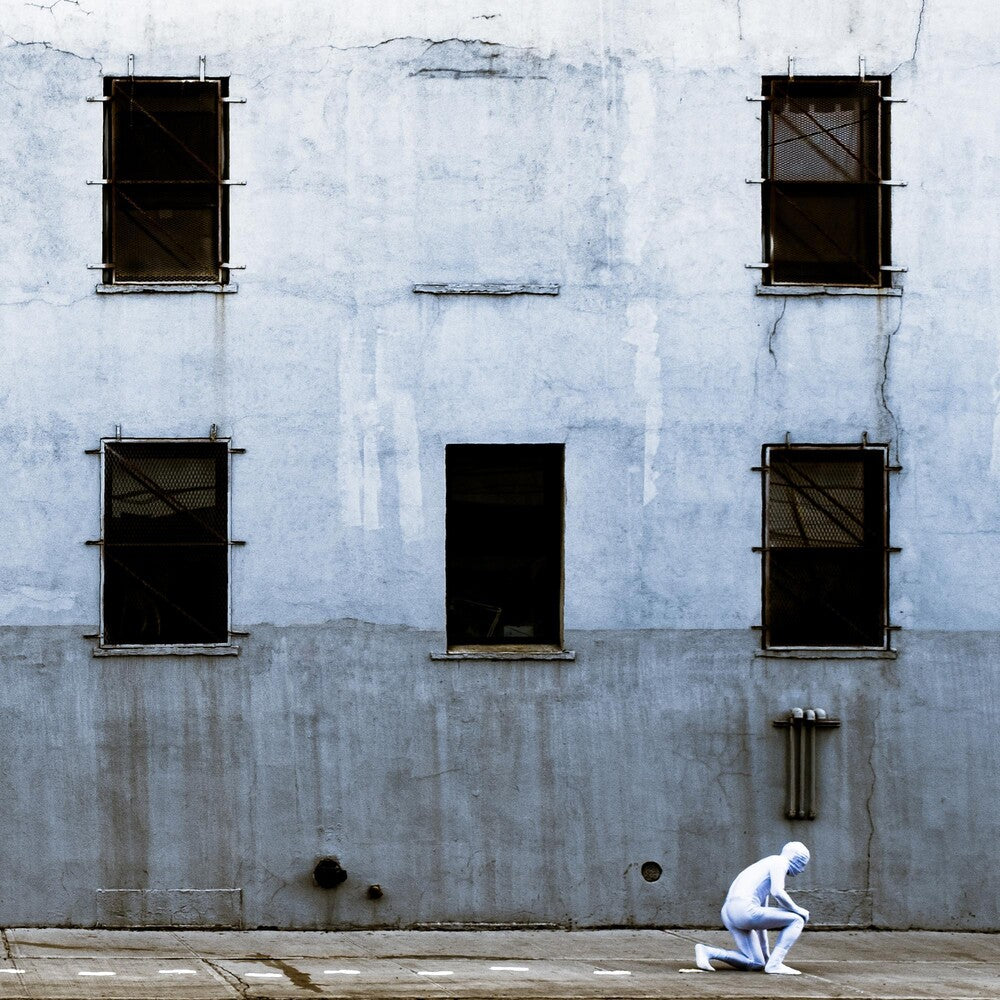 the album cover for Boston Manor - GLUE [Indie Exclusive Limited Edition Baby Blue, Grey and Black Twist LP]