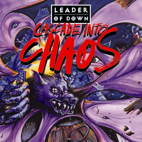 the album cover for Leader Of Down - Cascade Into Chaos