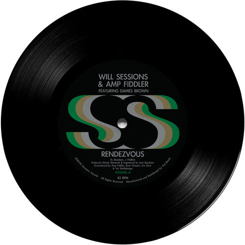 the album cover for Will Sessions & Amp Fiddler - Rendezvous / Instrumental