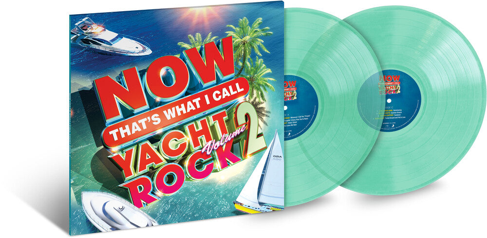 the album cover for Now That's What I Call Music! - NOW That's What I Call Yacht Rock Vol 2 [Translucent Shimmery Seaglass 2LP]