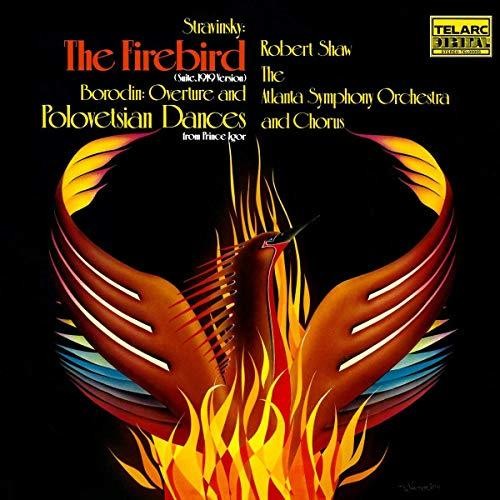 the album cover for Stravinsky / Robert Shaw / Atlanta Symphony Orch - Firebird Suite & Borodin: Polovtsian Dances