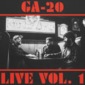 the album cover for GA-20 - Live Vol. 1