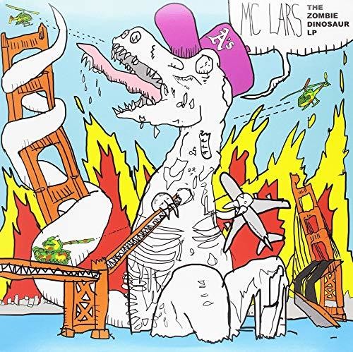 the album cover for Mc Lars - The Zombie Dinosaur