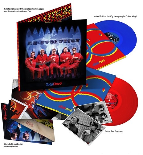 the album cover for Devo - Total Devo (Bonus Tracks) [Colored Vinyl] (Gate) [180 Gram]