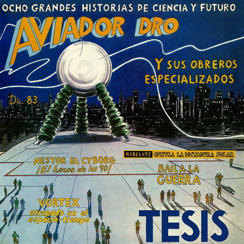 the album cover for Aviador Dro - Tesis