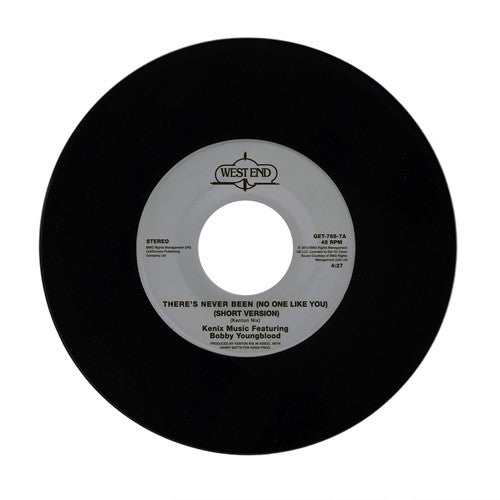 the album cover for Kenix Music & Bobby Youngblood - There's Never Been (no One Like You)