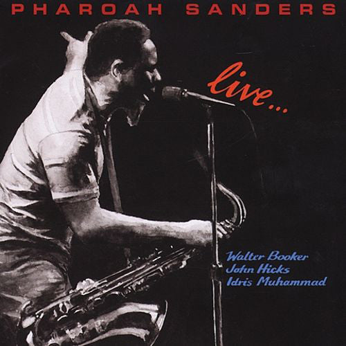 the album cover for Pharoah Sanders - Live