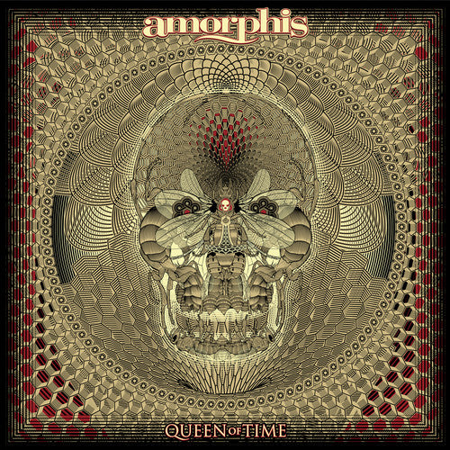 the album cover for Amorphis - Queen Of Time (splatter)