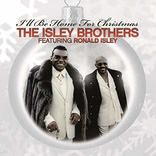 the album cover for Isley Brothers / Ron Isley - I'll Be Home For Christmas [Colored Vinyl] (Red)