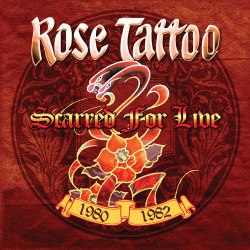 the album cover for Rose Tattoo - Scarred For Live 1980-1982 (Box)