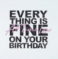 the album cover for All Time Low - Birthday [Colored Vinyl] (Pnk)