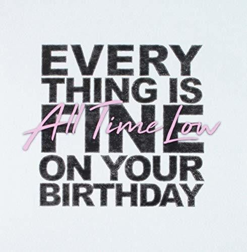 the album cover for All Time Low - Birthday [Colored Vinyl] (Pnk)
